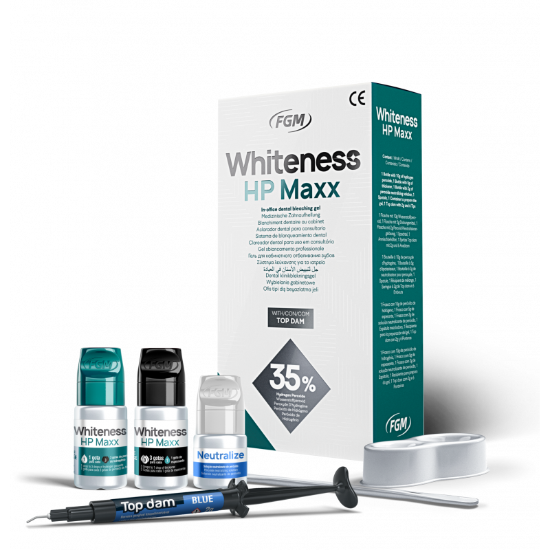 Whiteness HP Maxx 35% | Blanqueamiento Dental para 18 aplicaciones