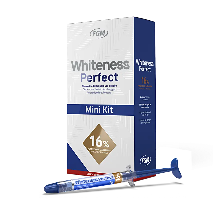 Whiteness Perfect 16% FGM | Kit Bulk 50 jeringas para blanqueamiento domiciliario