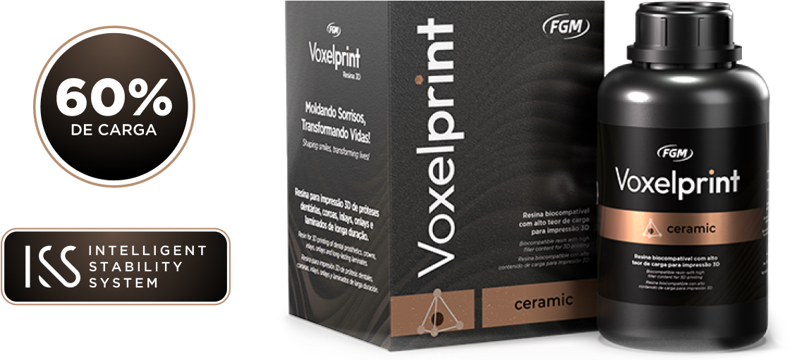 Voxelprint Ceramic FGM – Resina Cerámica para Impresión 3D Dental | 250 g