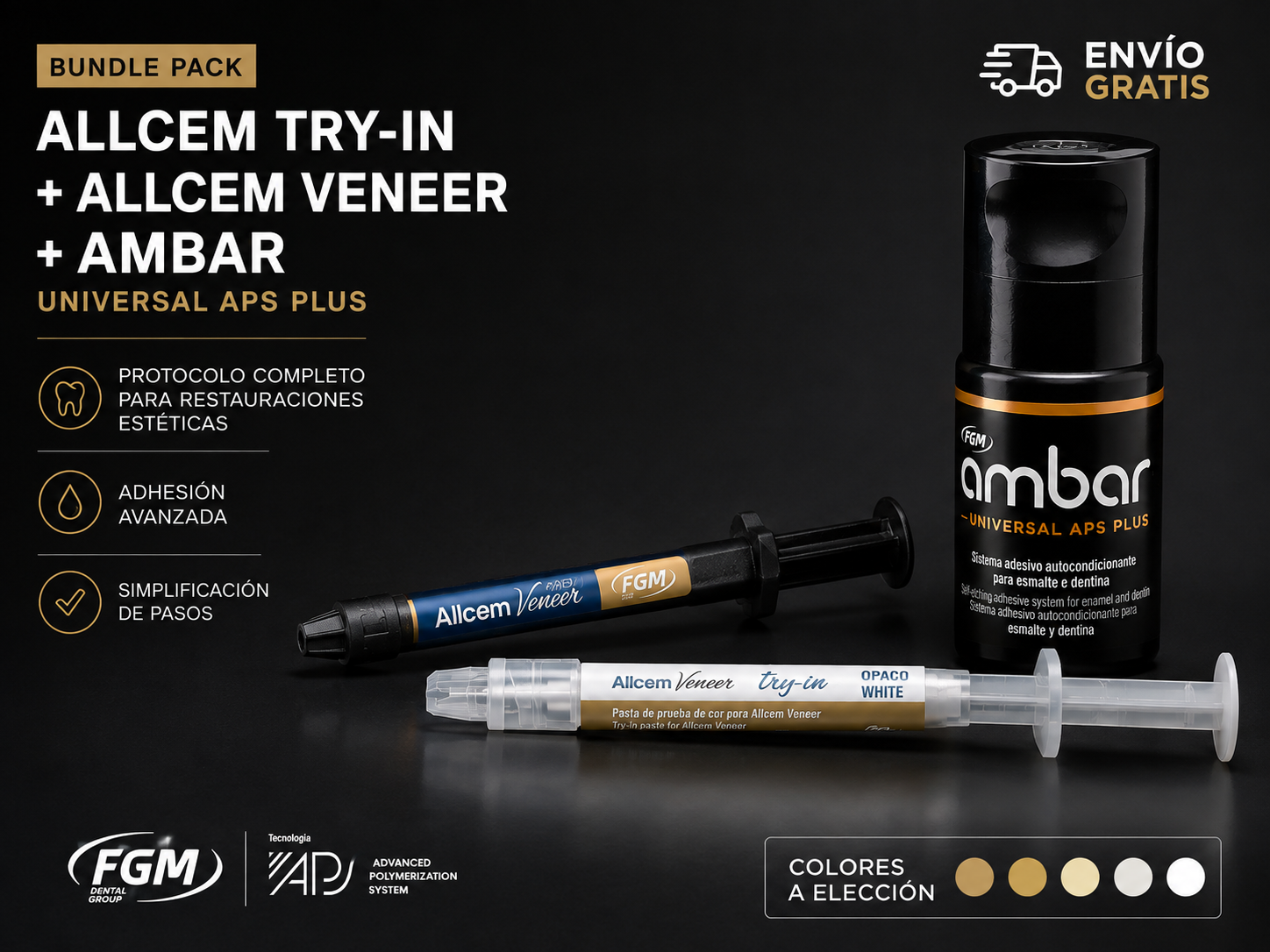 Alcem Try in + Veneer + Ambar Universal Plus