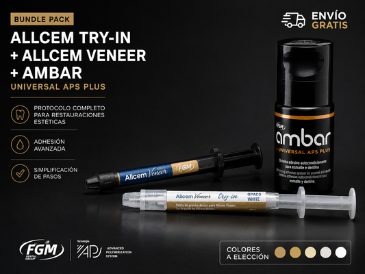 Cemento Alcem Try in + Veneer +  Adhesivo Ambar Universal Plus