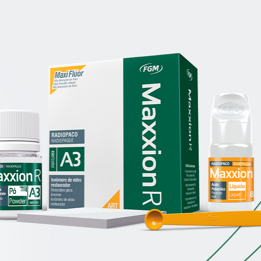 Maxxion R – Ionómero de Vidrio Modificado con Resina (FGM)