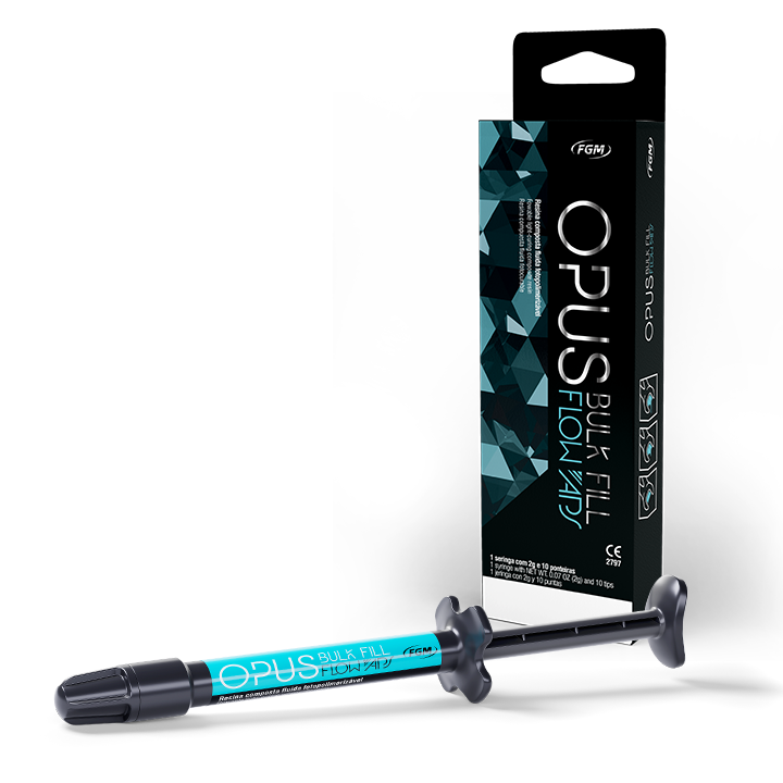 Opus Bulk Fill Flow APS FGM – Resina Fluida de Relleno en Bloque | Tonos A1, A2, A3