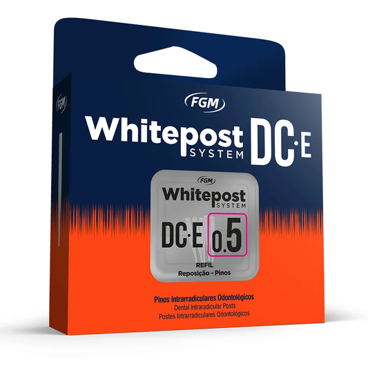 Whitepost DC-E FGM – Postes con Mayor Diámetro Cervical | Refill 5 Unidades | T.0,5 / T.1 / T.2