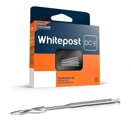 Whitepost DC-E FGM – Kit Introducción con Refuerzo Cervical | 5 Postes + Fresa | T.0,5 / T.1 / T.2