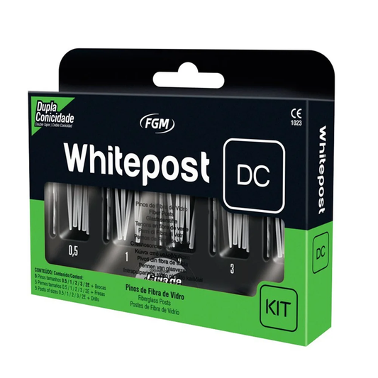 Whitepost DC FGM – Kit Completo Estándar | 25 Postes de Fibra + 5 Fresas