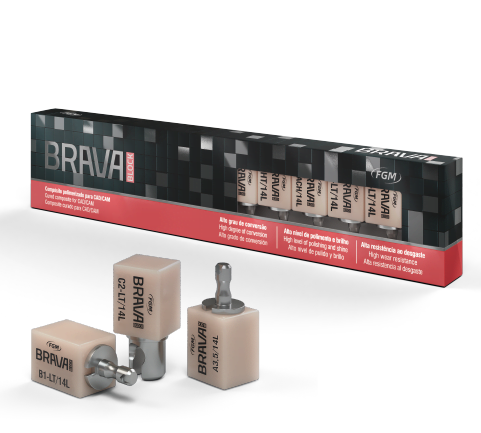 BRAVA BLOCK A – Amann Girrbach | Bloques de Disilicato de Litio CAD/CAM | Pack x 5 Unidades