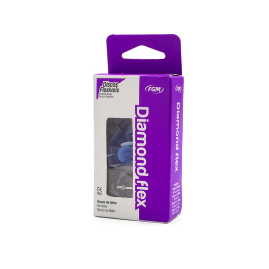 DIAMOND FLEX DISCOS FIELTRO 8-12 MM + MANDRIL 24 UNIDADES