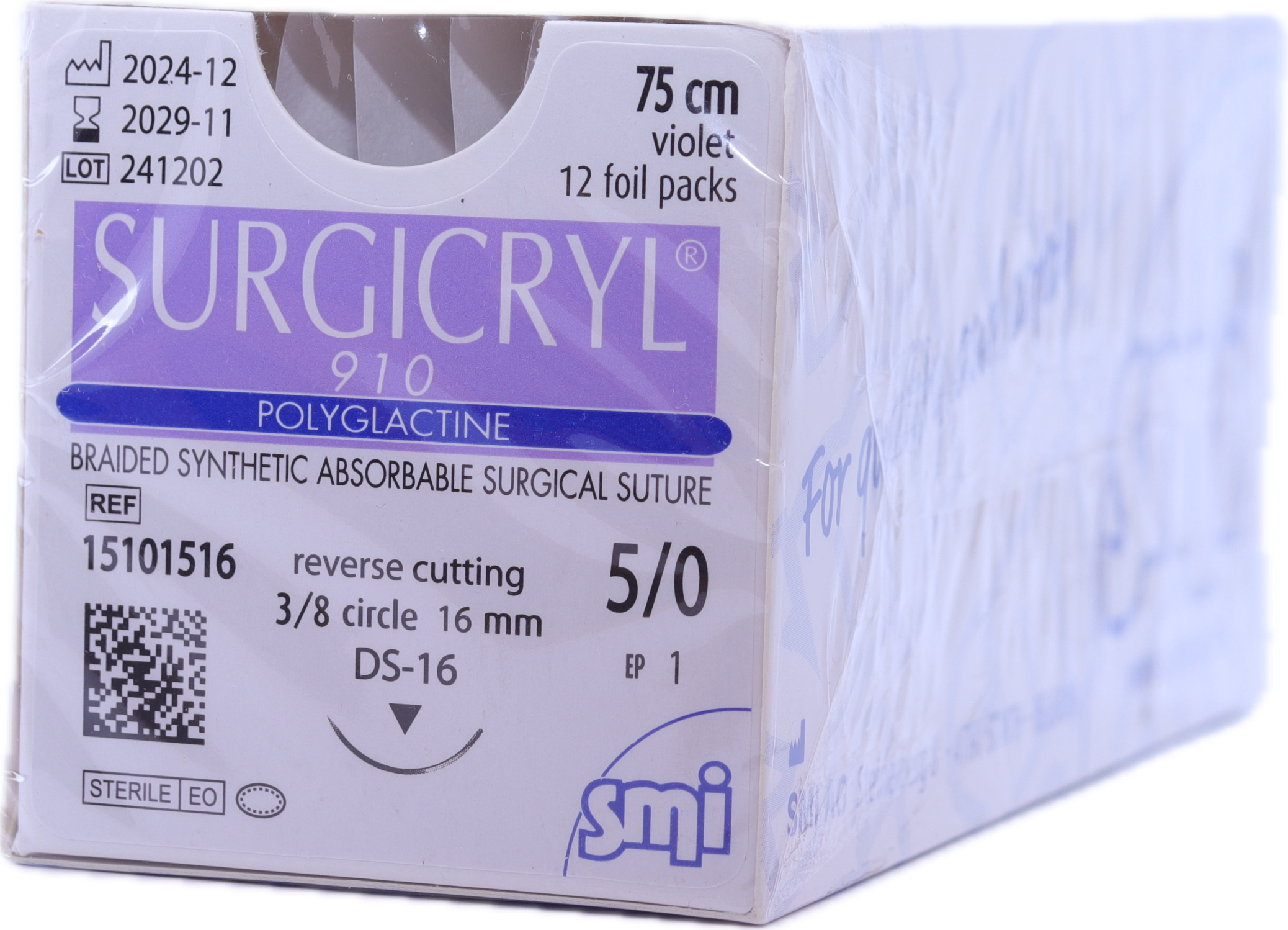 SURGICRYL® 910 Violeta - Sutura reabsorbible SMI