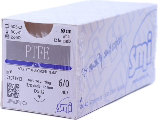 Sutura no reabsorbible Teflón PTFE WHITE - Monofilamento Blanco