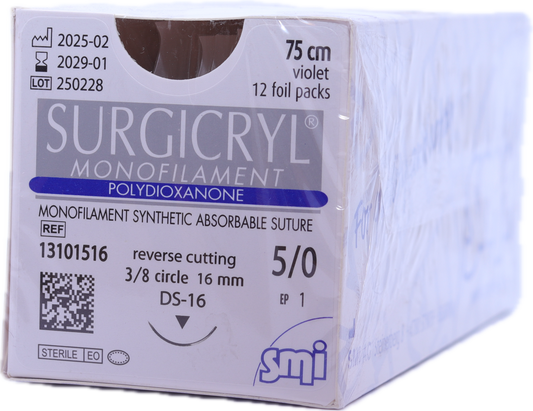 Sutura reabsorbible SMI SURGICRYL® Monofilament Polydioxanone
